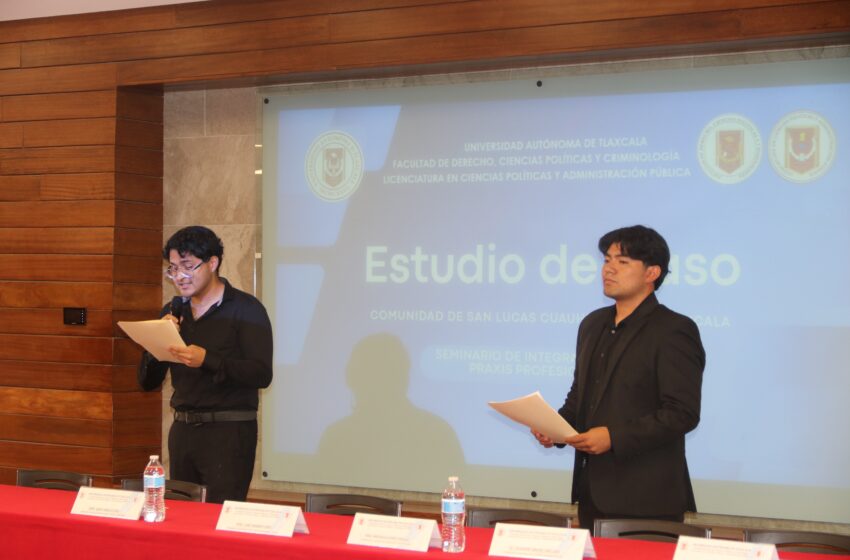  Estudiantes de Cipol UATx entregan resultados de encuesta de percepción de servicios públicos